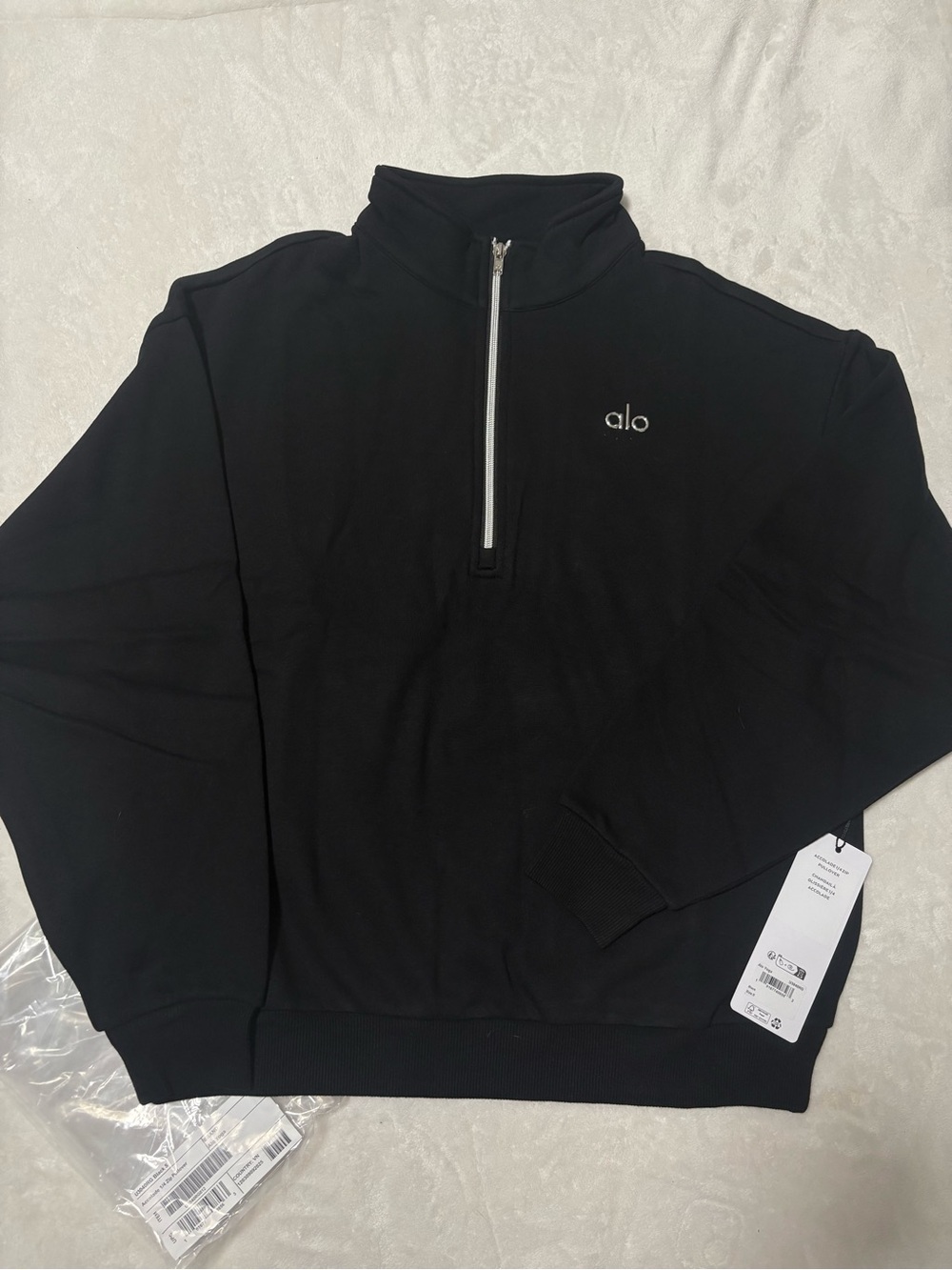 Accolade 1/4 Zip Pullover - black (unisex)